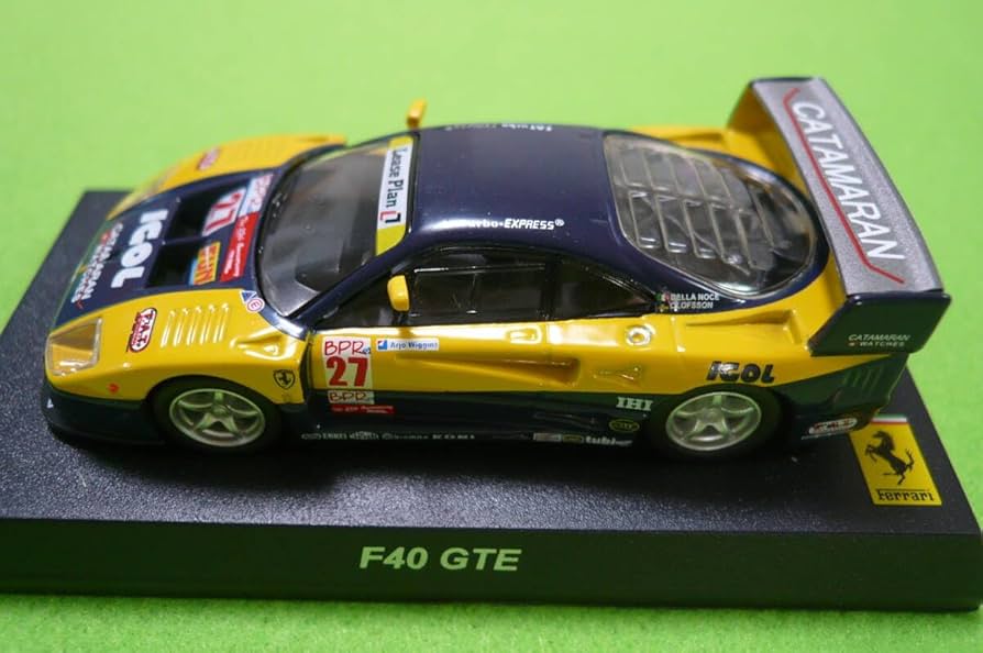 フェラーリf40 GTE 1/64 ミニカー Amazon | 京商1/64 ミニカーコレクション☆ フェラーリ F40 GTE